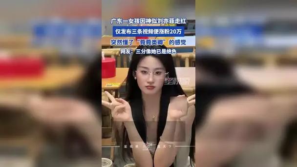 神似刘亦菲的女孩，三条视频助力涨粉20万-图1