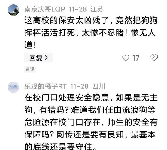 校园保安致流浪狗死亡事件,校长正面回应-图2 校园保安致流浪狗死亡事件,校长正面回应-图2