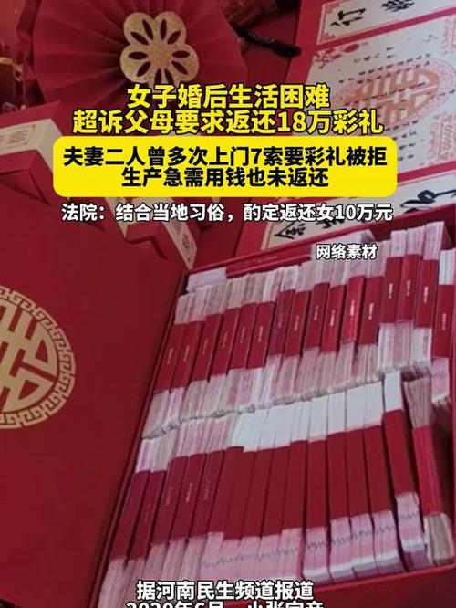女子婚后索回18万彩礼，法律视角下的婚姻彩礼返还争议-图2