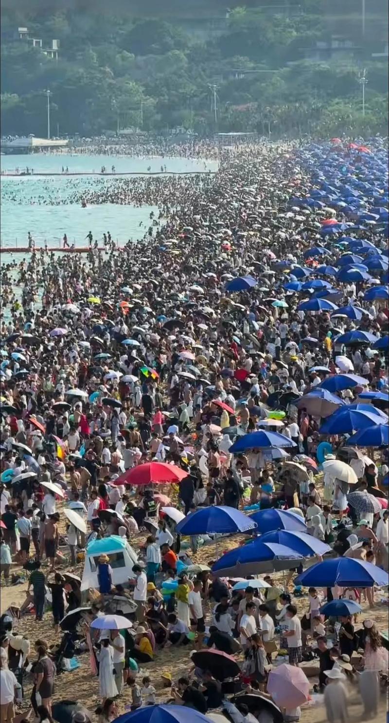 深圳梅沙海滩再现壮观饺子大军景象-图3