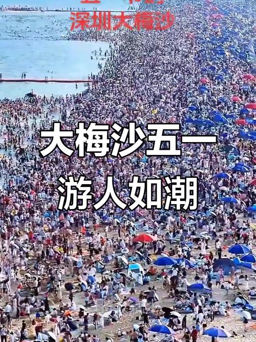 深圳梅沙海滩再现壮观饺子大军景象-图1