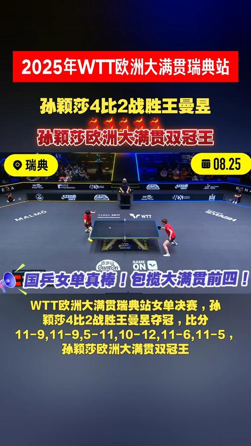 王曼昱逆转孙颖莎,4比2精彩对决背后的故事-图1 王曼昱逆转孙颖莎,4比2精彩对决背后的故事-图1