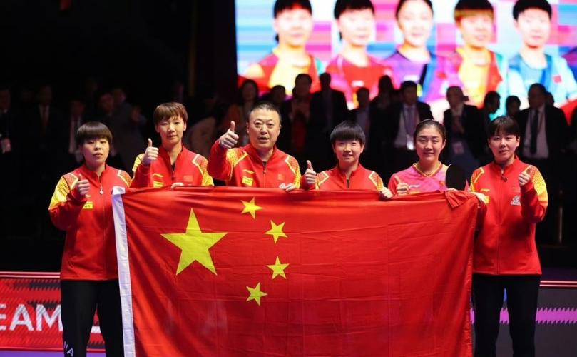 国乒女团辉煌夺冠，国旗飘扬庆祝胜利-图3