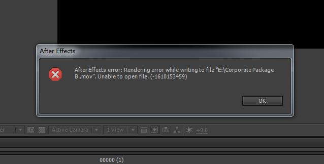 AE渲染错误解析,常见报错原因揭秘-图1 AE渲染错误解析,常见报错原因揭秘-图1
