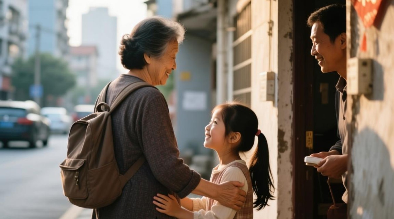 爷爷泪别孙女，坚决禁止暴力对待！-图1