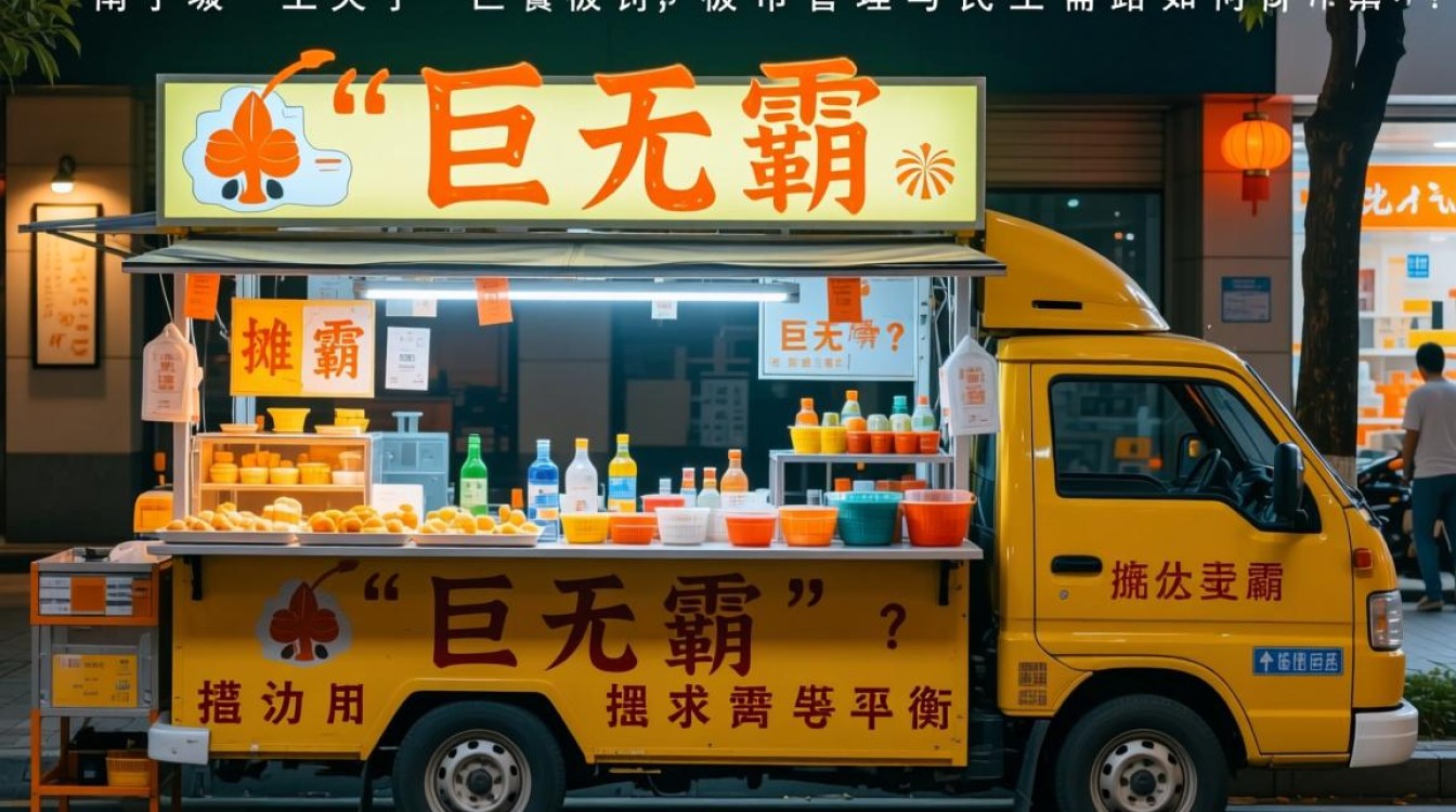 南宁巨无霸摆摊餐车违规上路遭遇罚款-图2