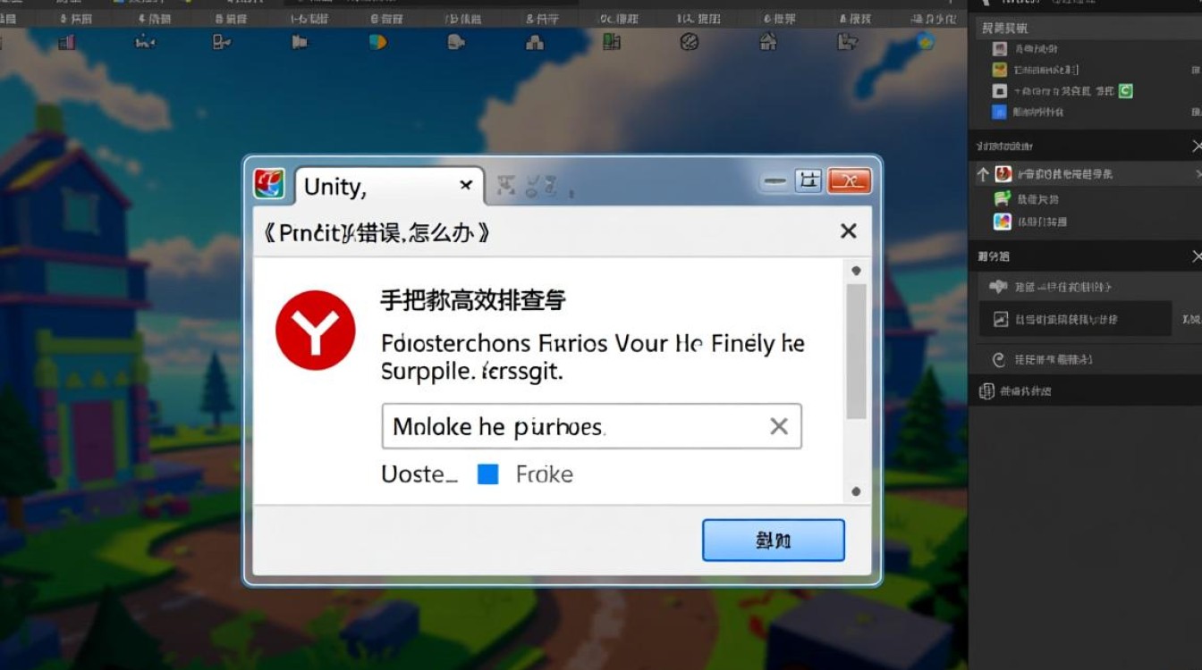 Unity打开报错快速排查与解决指南-图1