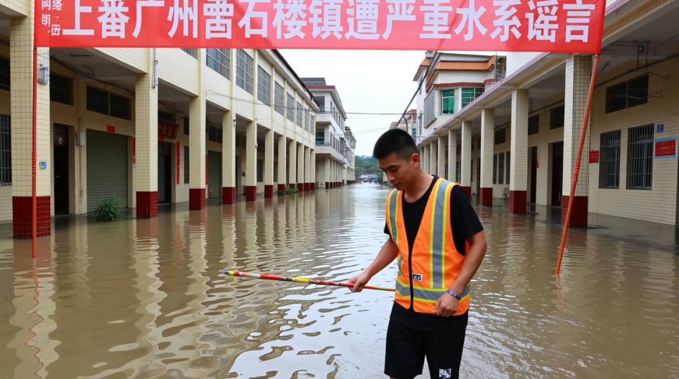 广州番禺石楼镇水浸事件为虚假信息-图1 广州番禺石楼镇水浸事件为虚假信息-图1