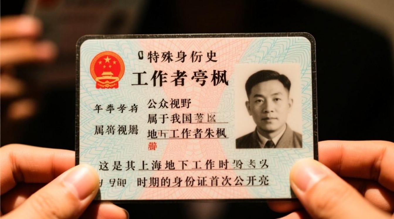 朱枫上海地下工作身份证首次公开展示-图1