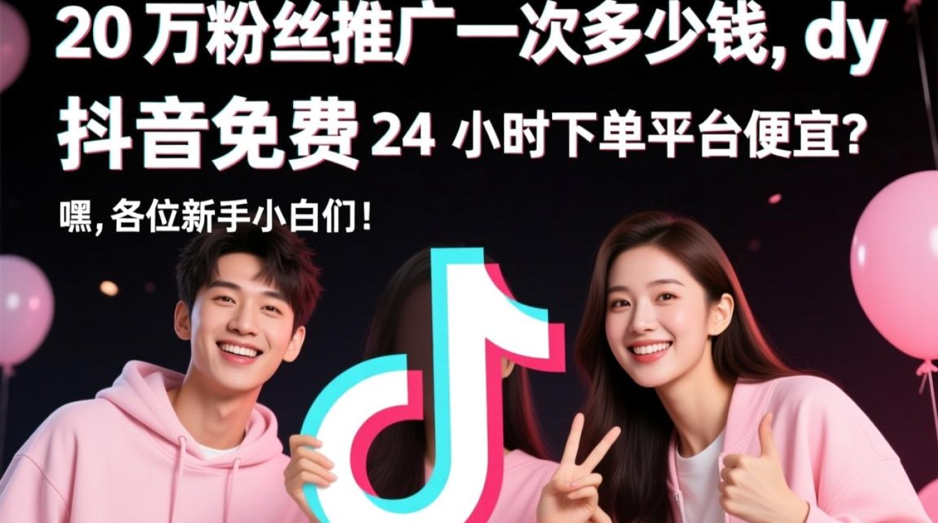 抖音20万粉丝推广价格及免费下单平台优惠-图1