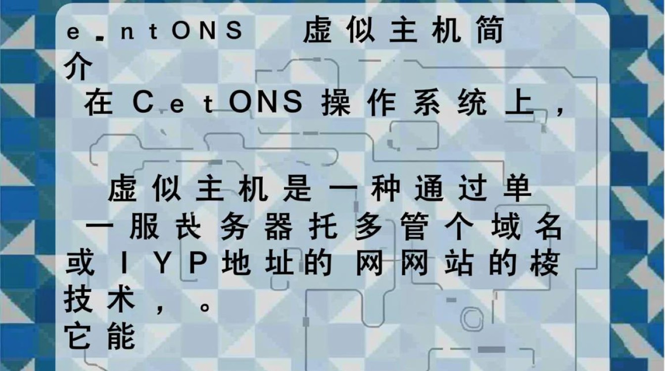 CentOS虚拟主机配置与管理工作指南-图1