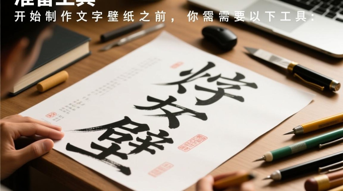 自制个性化文字壁纸教程-图3