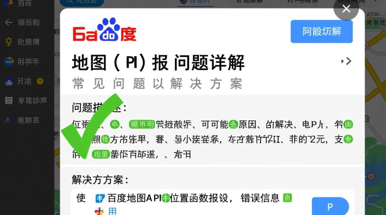 百度地图API报错怎么办？常见问题解决方法汇总-图1