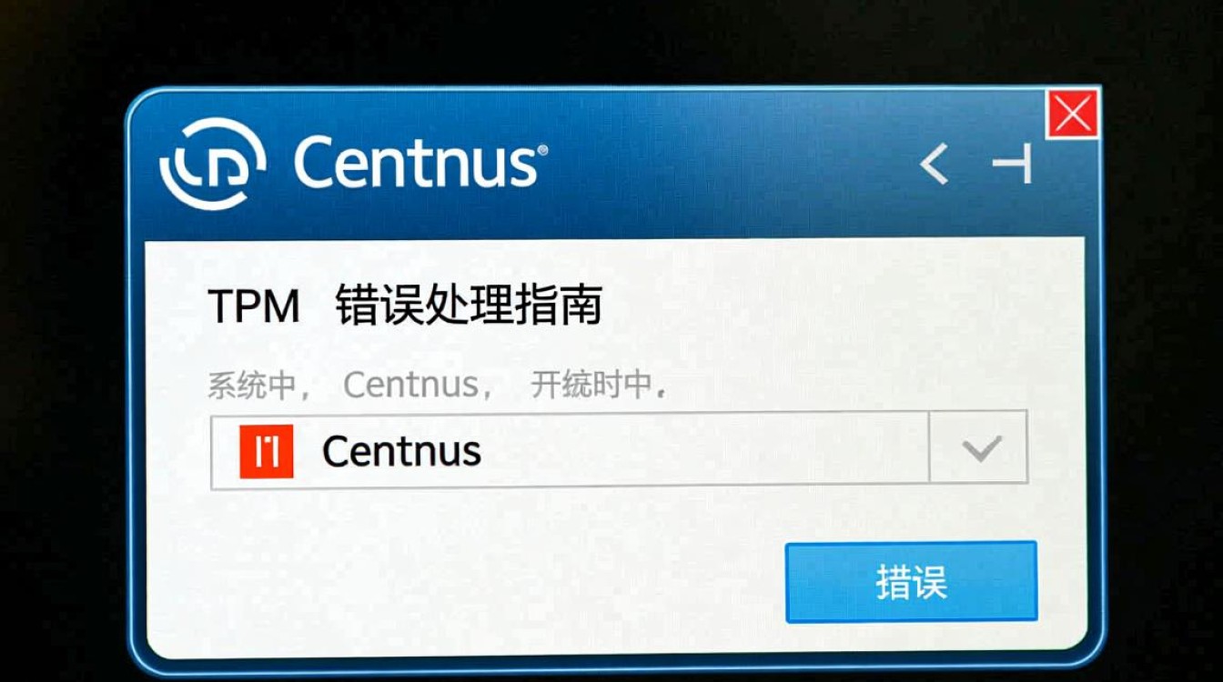CentOS开机TPM报错处理指南-图3