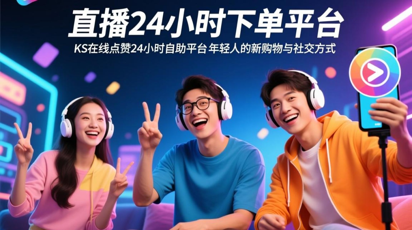 24小时不间断，ks直播下单与点赞自助服务平台-图1