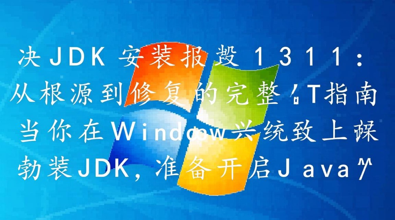 解决JDK安装错误代码1311的技巧与步骤-图1