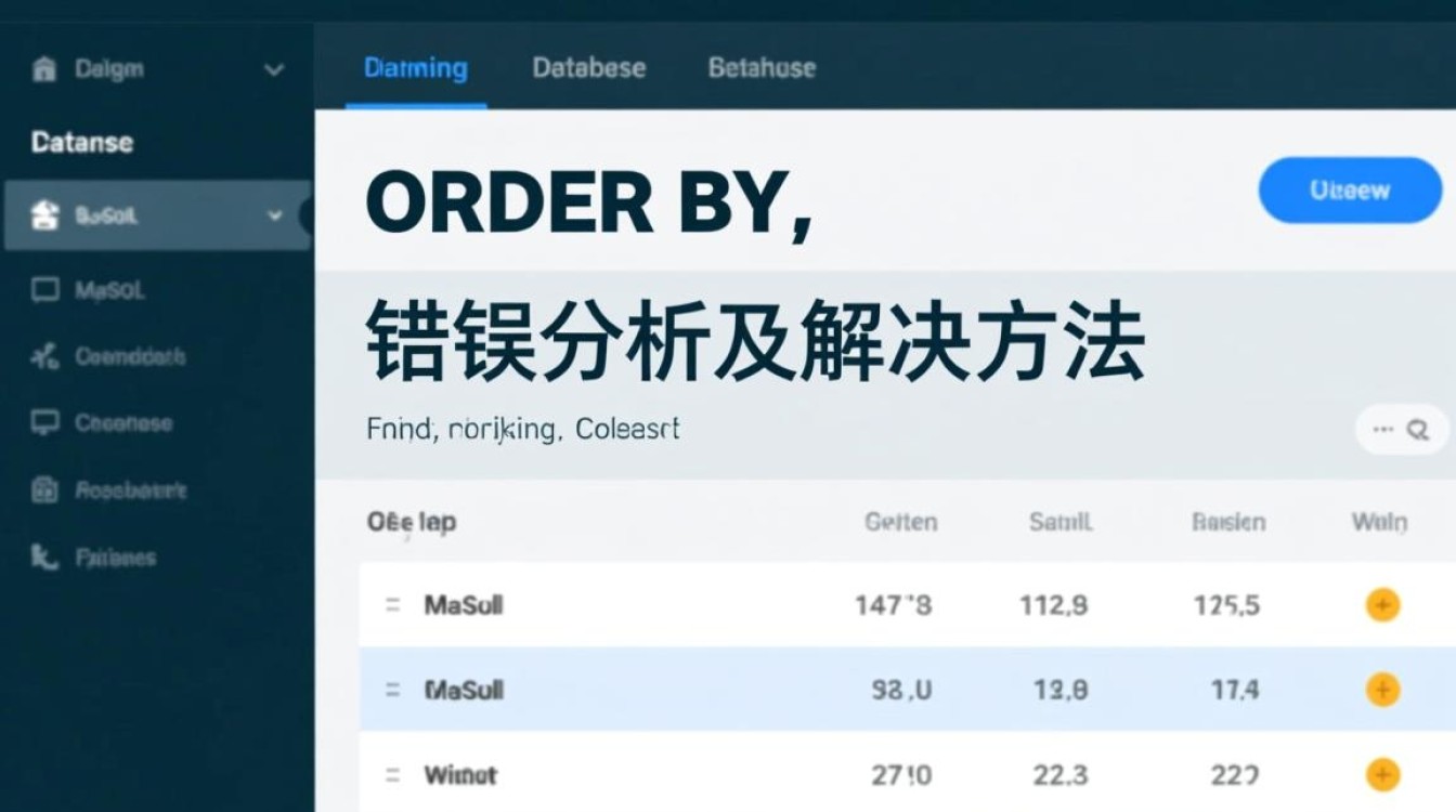 MySQL ORDER BY 语句执行错误排查指南-图3