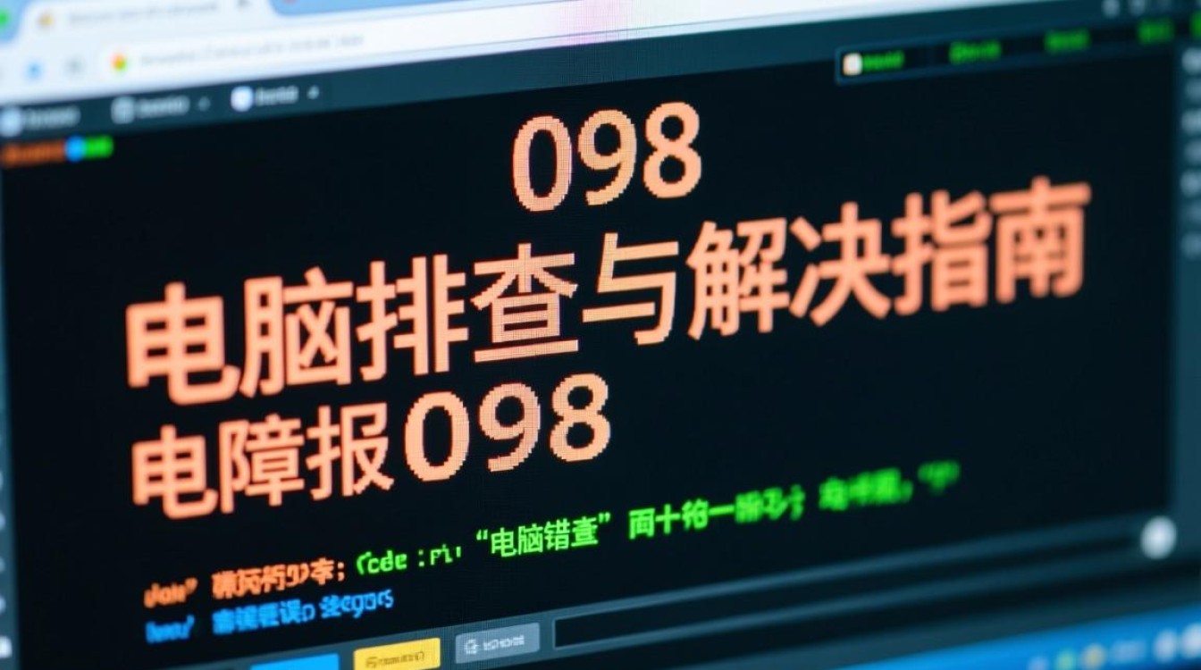 电脑故障代码098解析与解决指南-图1