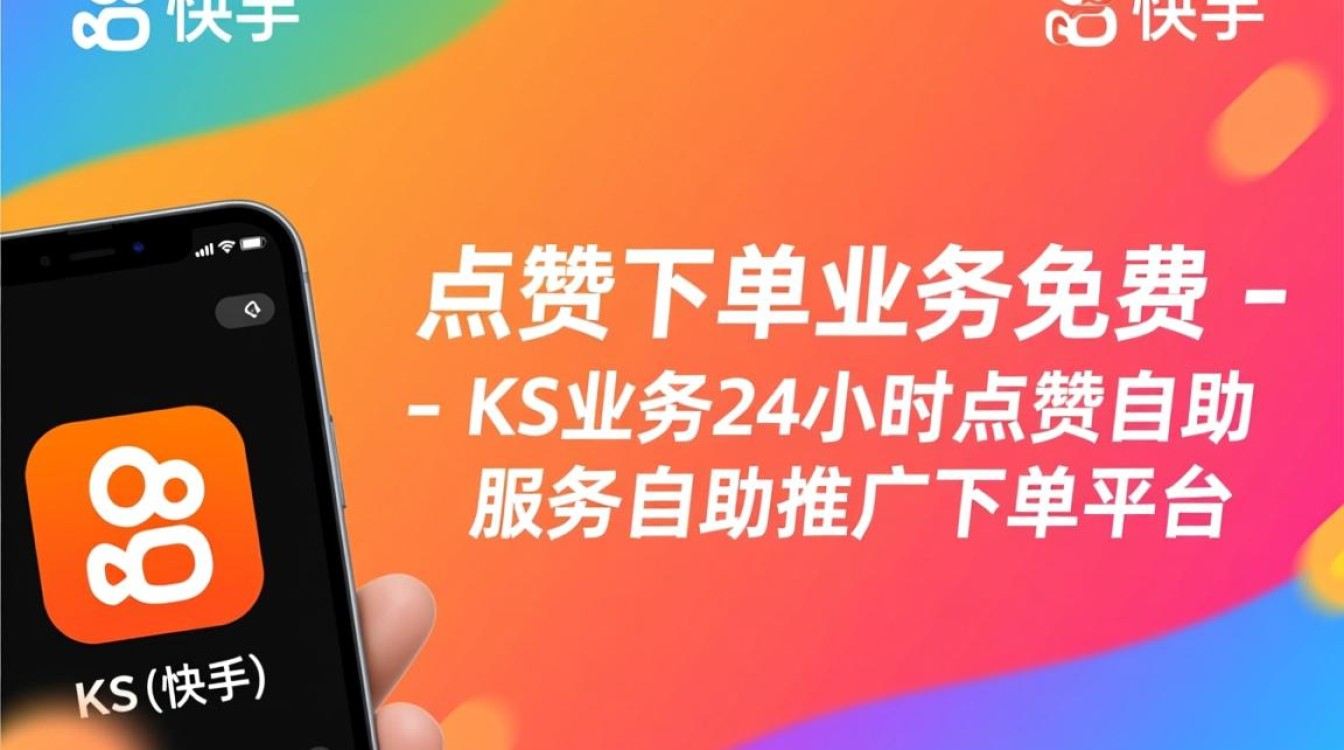24小时自助点赞下单平台，KS业务免费推广服务-图1