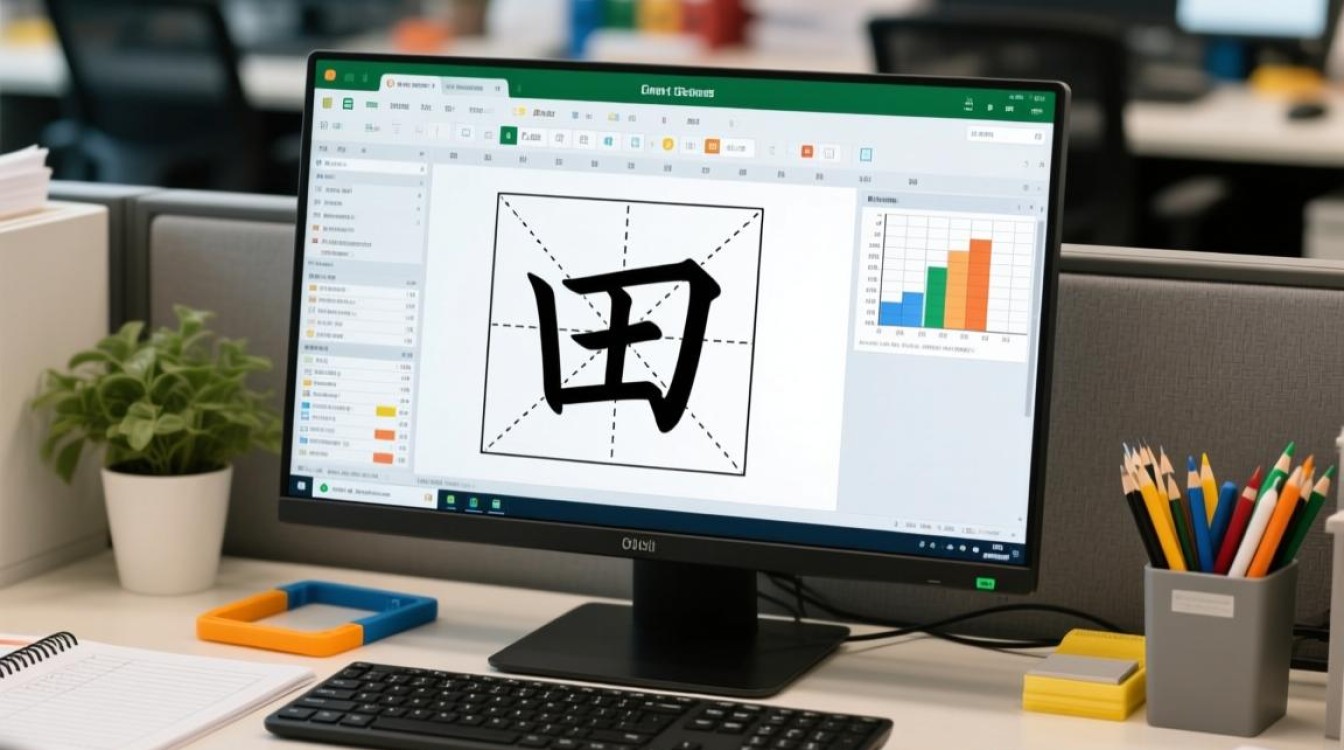 轻松学会，Excel中创建田字格的实用教程-图1