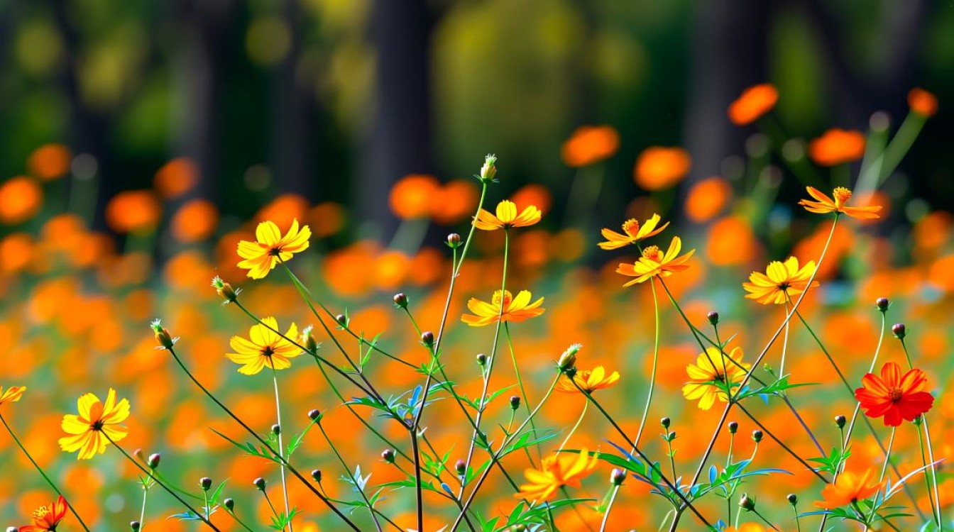 北京秋花绽放盛景-图1