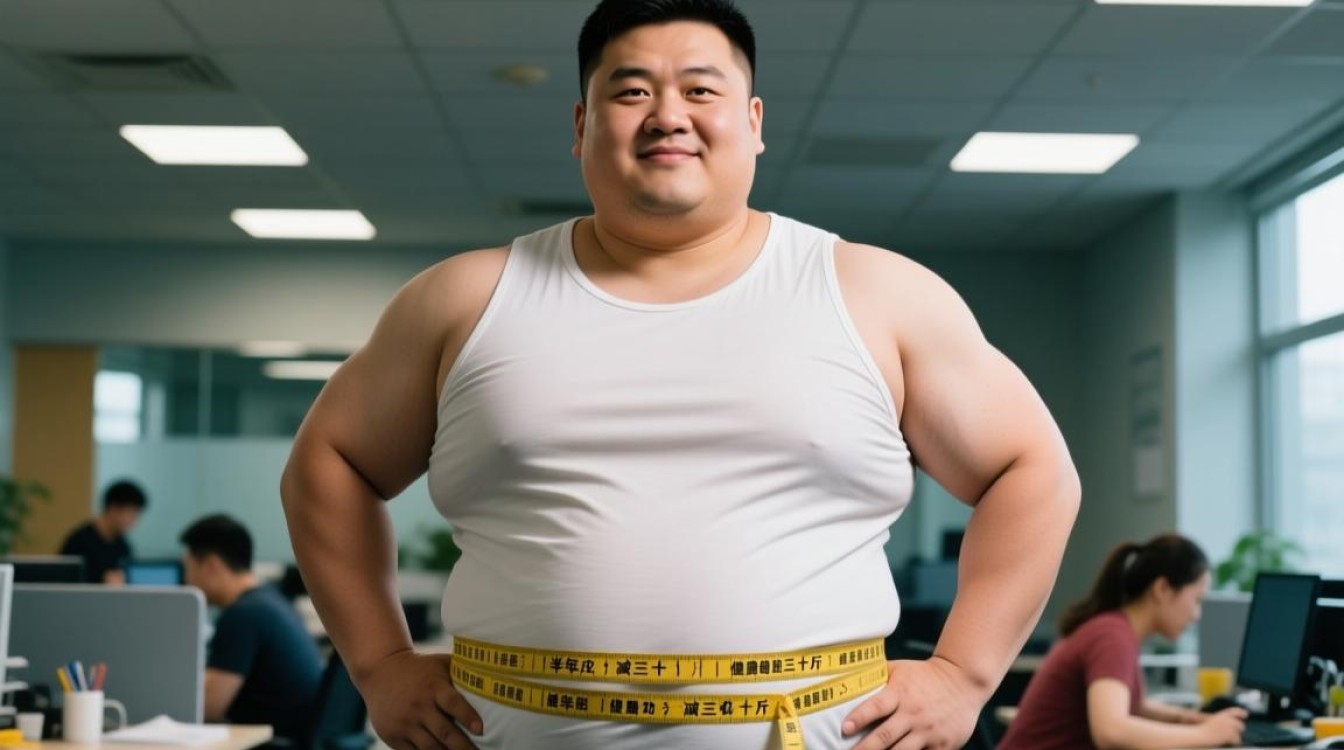 十年胖如球，半年减重三十斤，逆袭之路！-图1