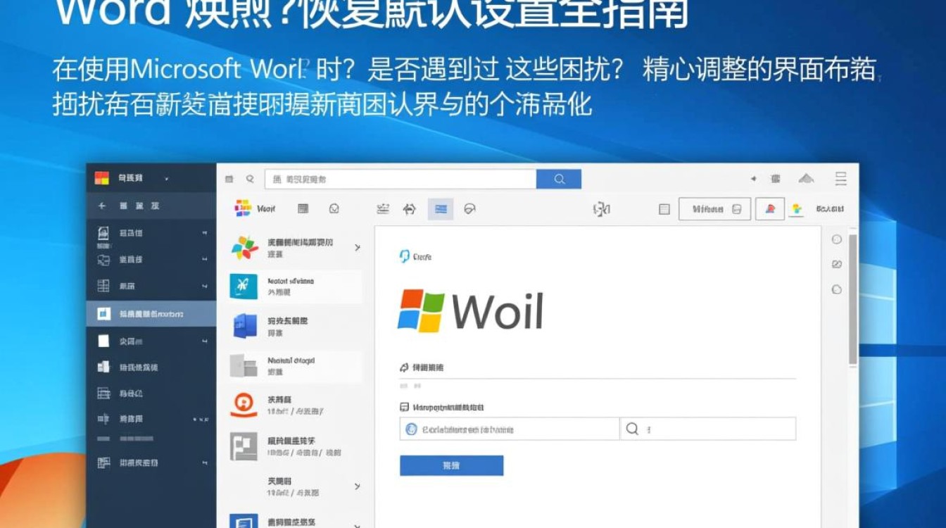 Word快速恢复默认设置指南-图1