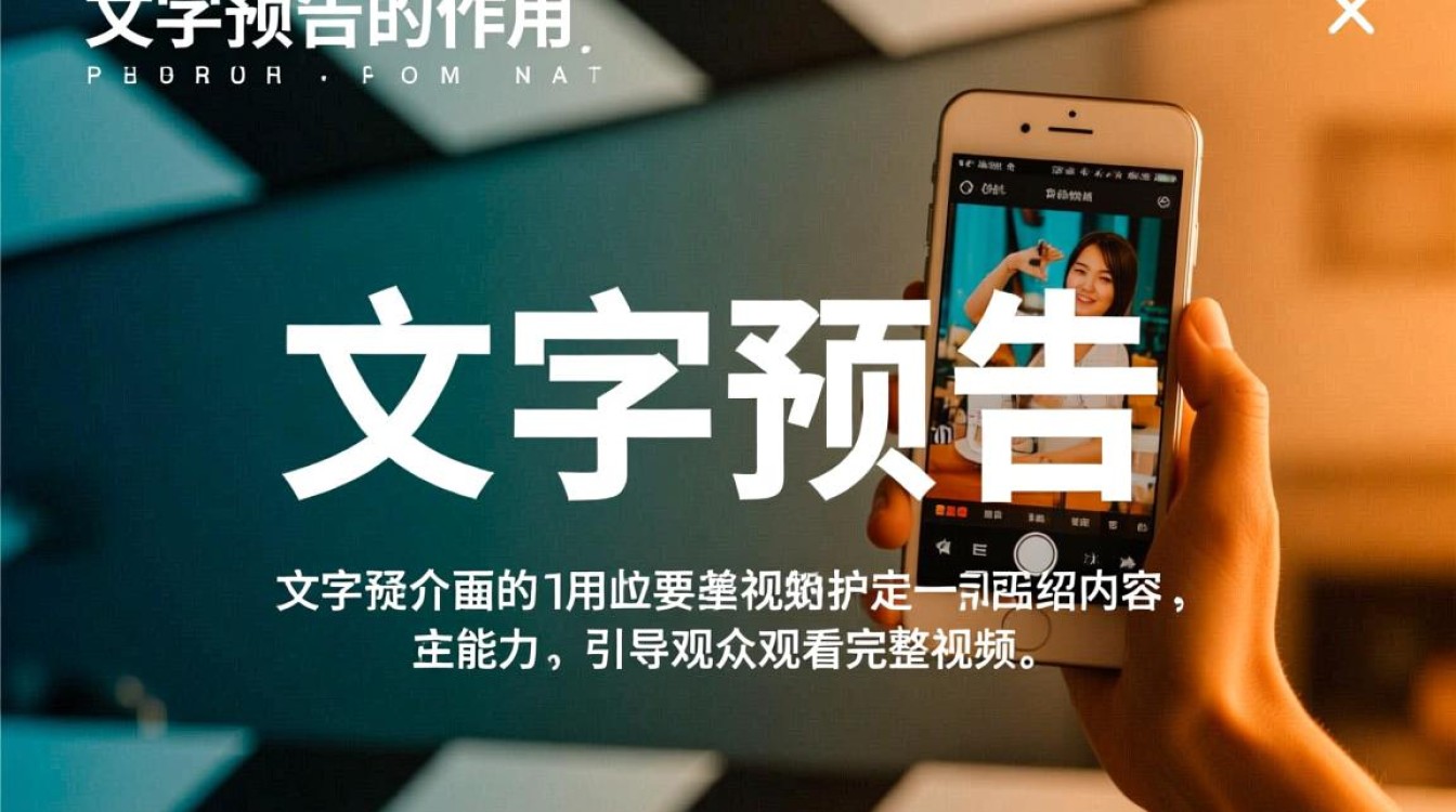 视频剪辑技巧，文字预告制作攻略-图1