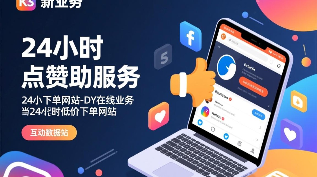 全天候KS点赞与DY在线业务一站式下单平台-图1