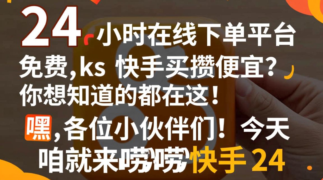 快手24小时免费下单，享受ks快手购物优惠-图1