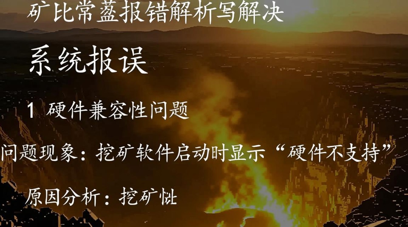 矿机挖矿常见故障及报错解析-图3