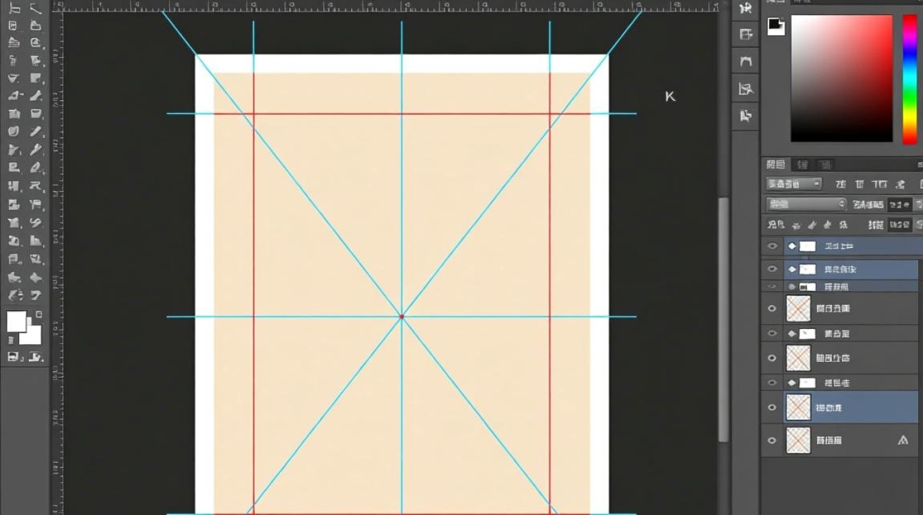 高效技巧，PS中隐藏参考线的实用方法-图1
