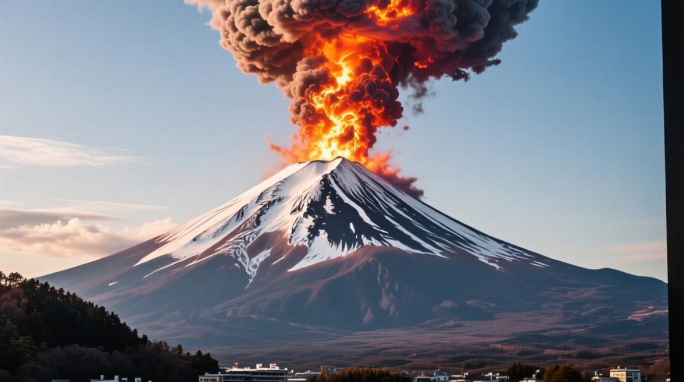 富士山喷发模拟画面首次公开-图1