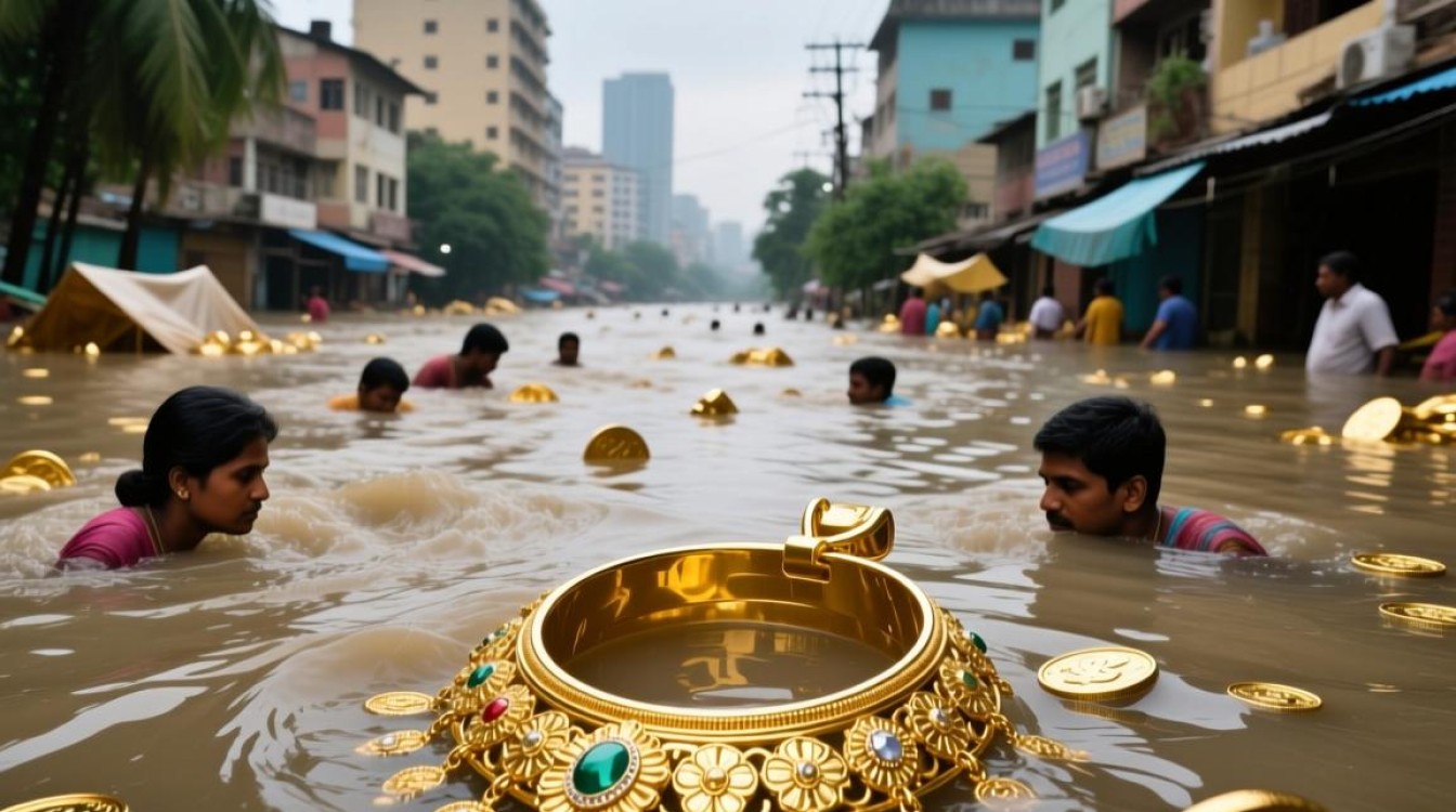 洪水遗金归还者获金店高额酬金奖励-图1