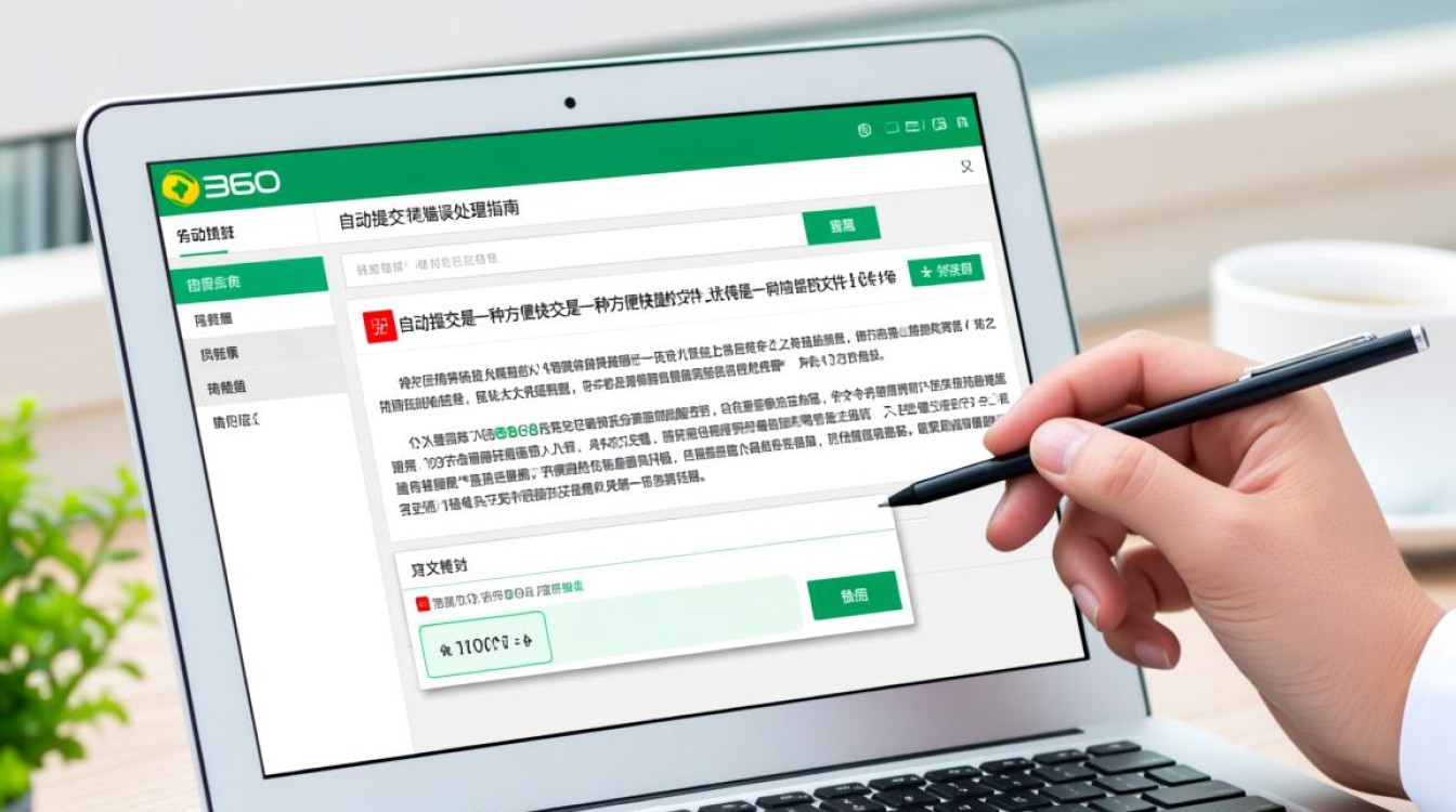 360浏览器自动提交功能报错排查指南-图3 360浏览器自动提交功能报错排查指南-图3