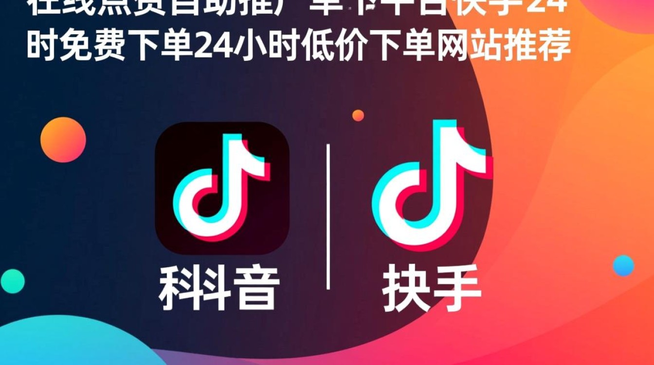 抖音快手点赞自助推广平台，24小时免费/低价下单服务推荐-图1