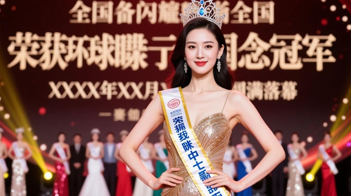 山东姑娘赵娜荣耀登顶环球小姐中国区冠军宝座-图1