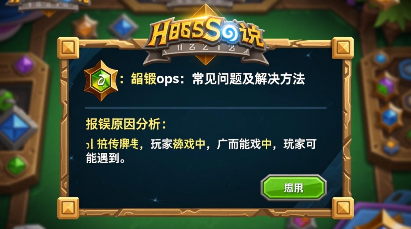 炉石传说，破解报错ops困扰攻略-图2