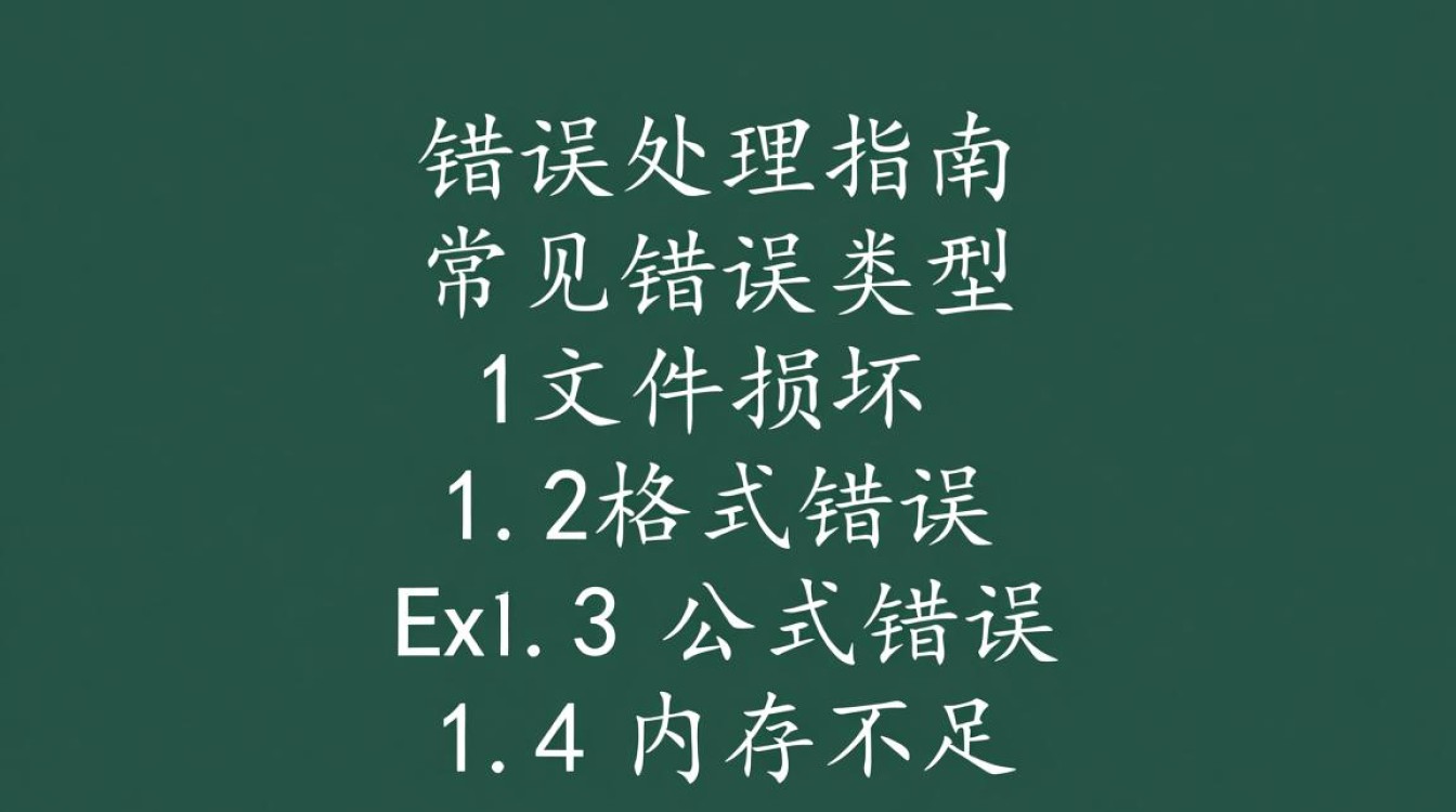 Excel打开错误排查指南-图1 Excel打开错误排查指南-图1