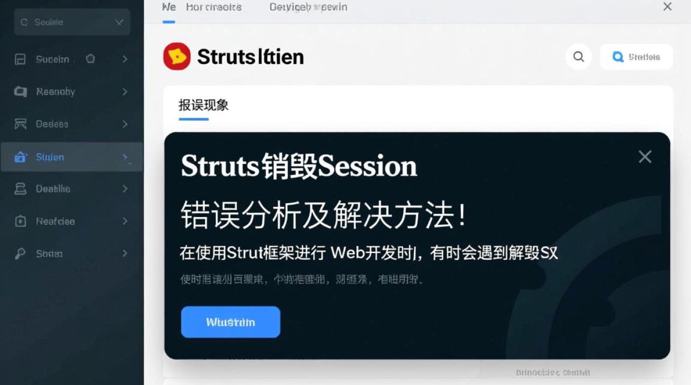 Struts中销毁Session时出现的错误排查指南-图3
