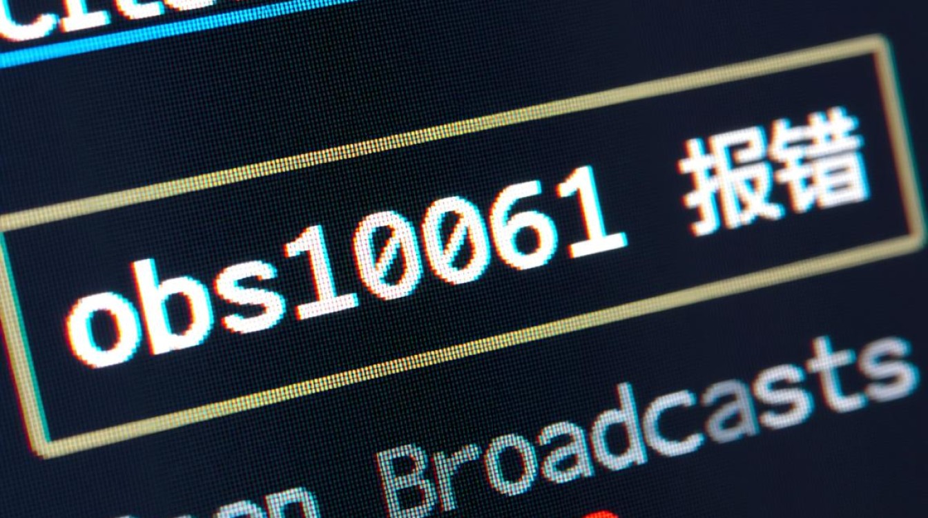 OBS10061错误代码解析与解决指南-图1