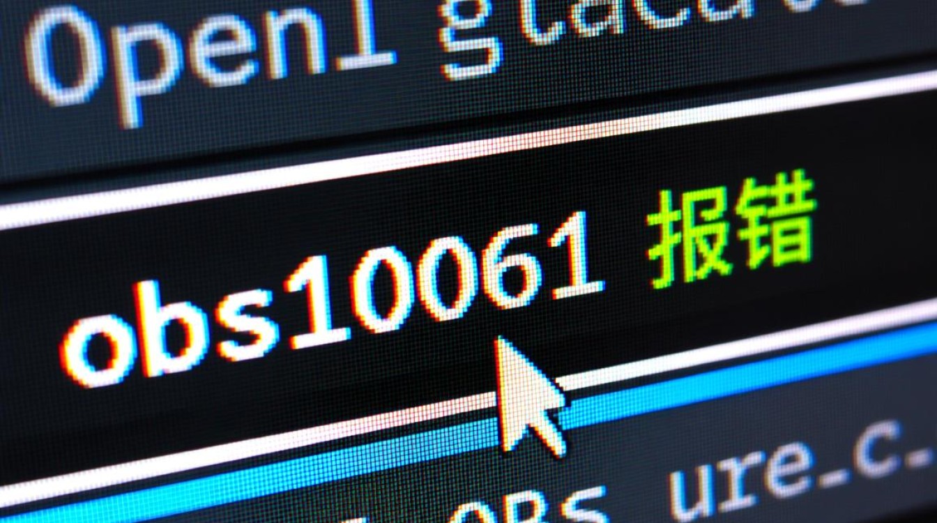 OBS10061错误代码解析与解决指南-图2