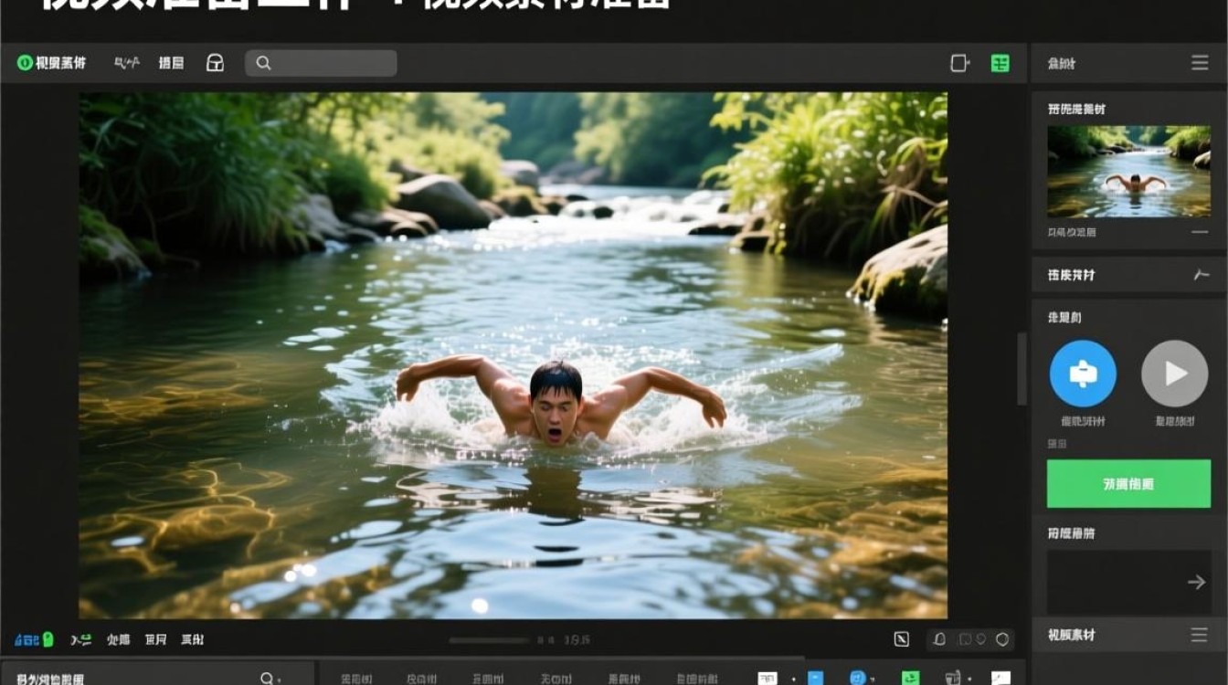 小河游泳视频剪辑教程-图2 小河游泳视频剪辑教程-图2