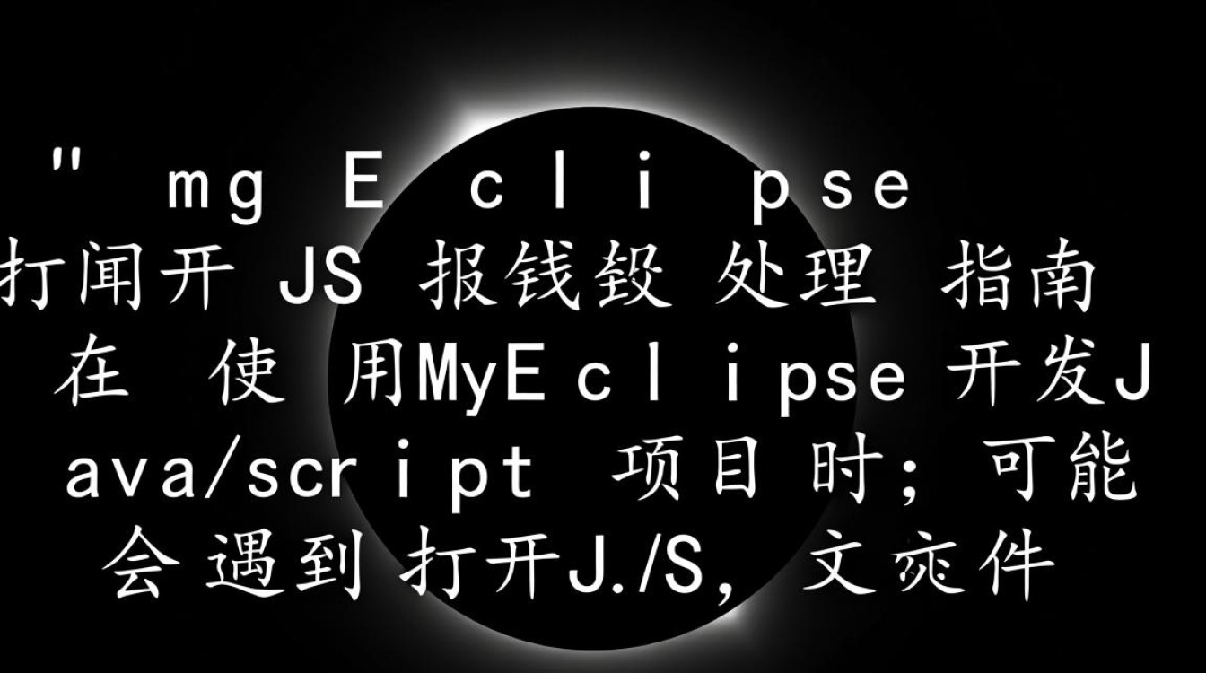 MyEclipse中JS打开报错问题解析-图1