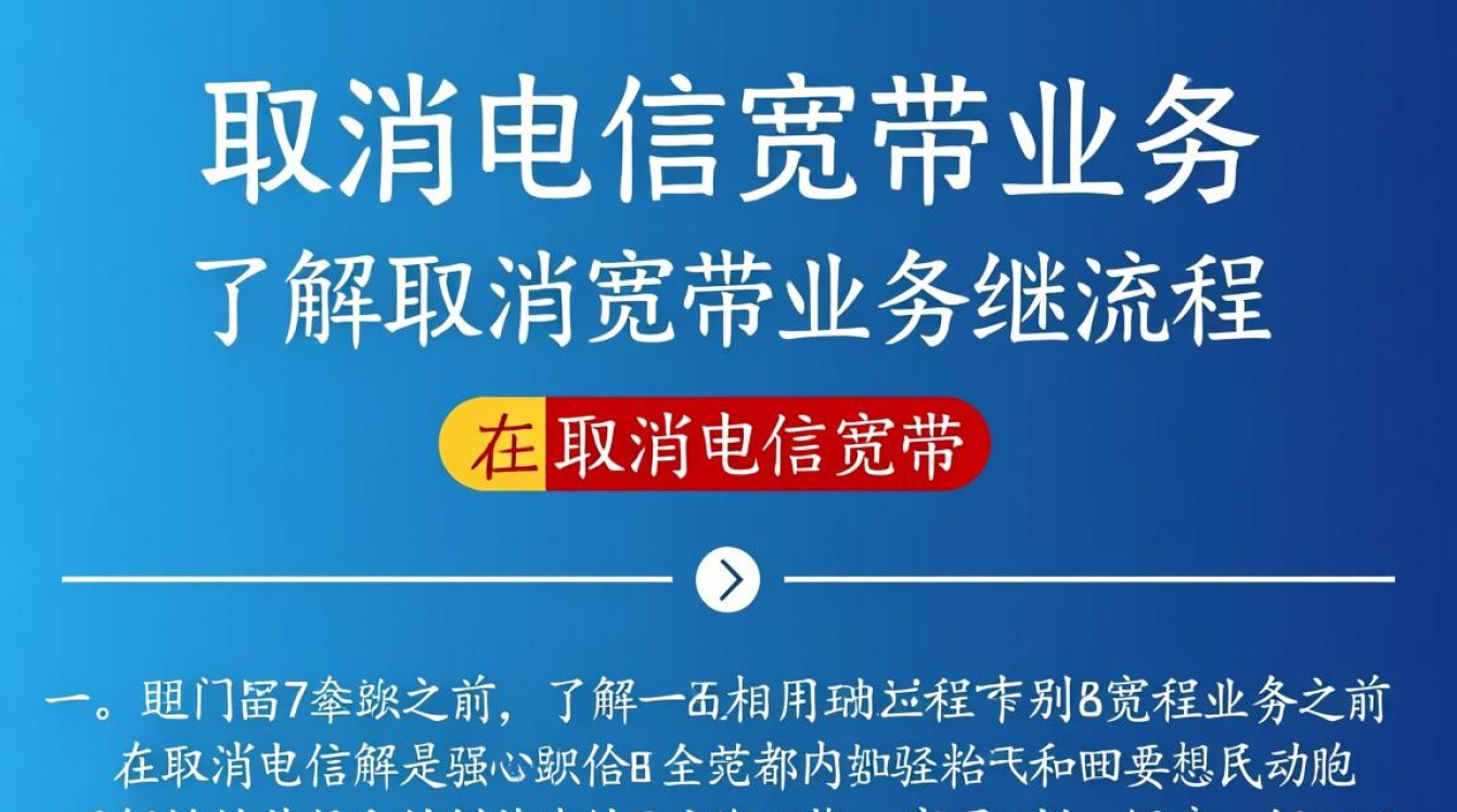 轻松取消电信宽带业务的操作指南-图2
