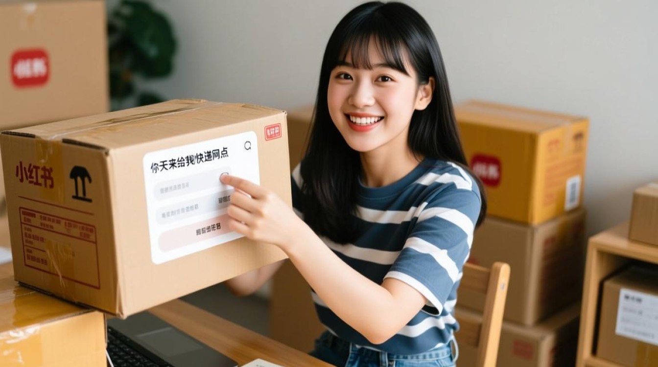 如何在小红书上设置快递网点？-图1