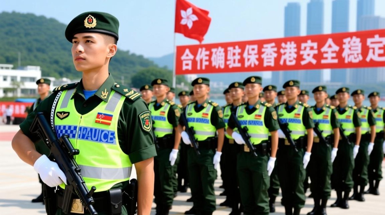 驻港解放军部队开展联合巡逻行动-图1