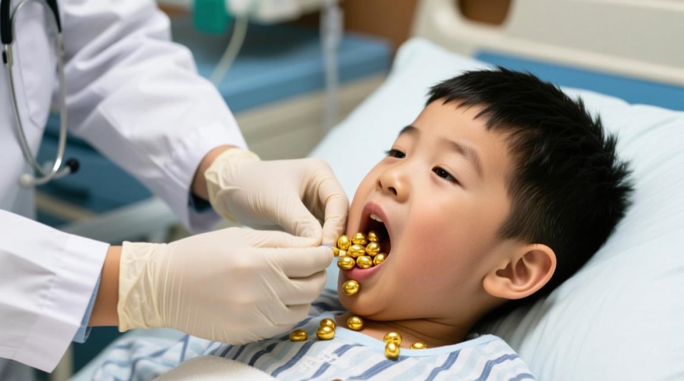 误吞金豆的熊孩子6天后神奇排出-图2