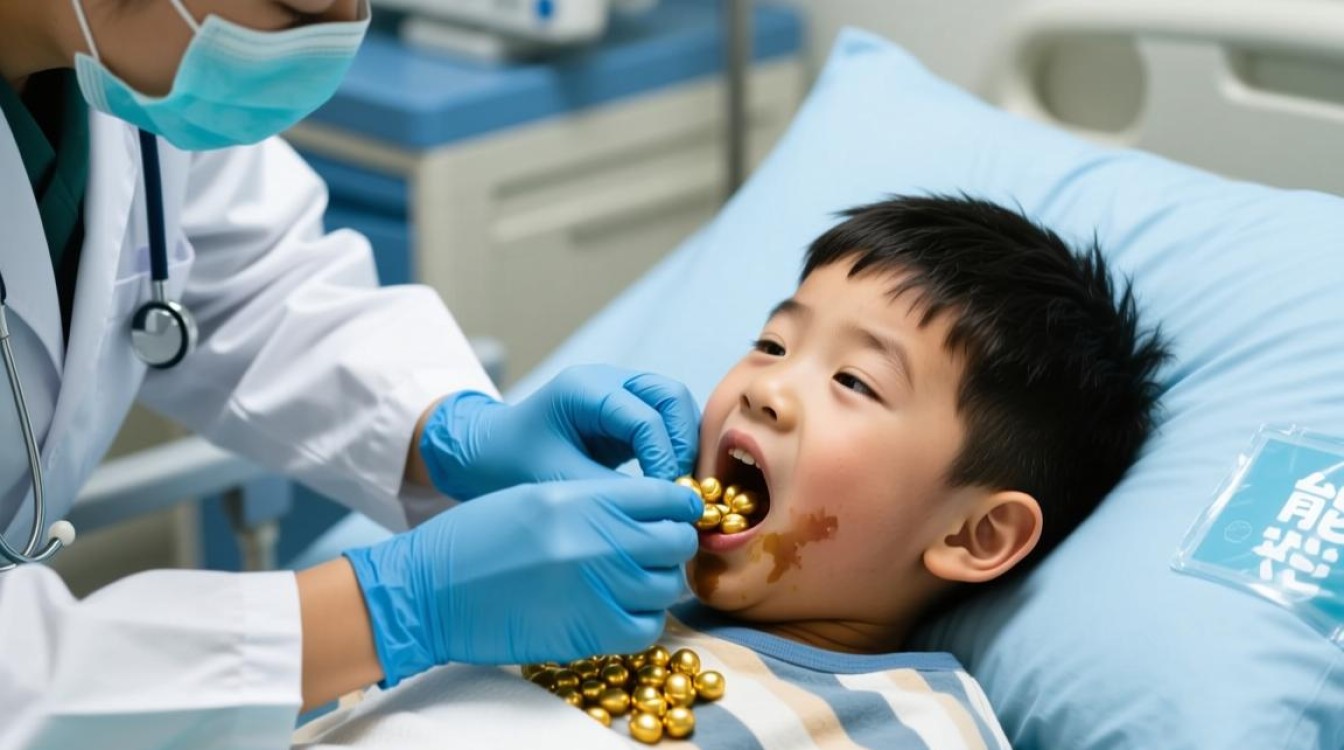 误吞金豆的熊孩子6天后神奇排出-图3