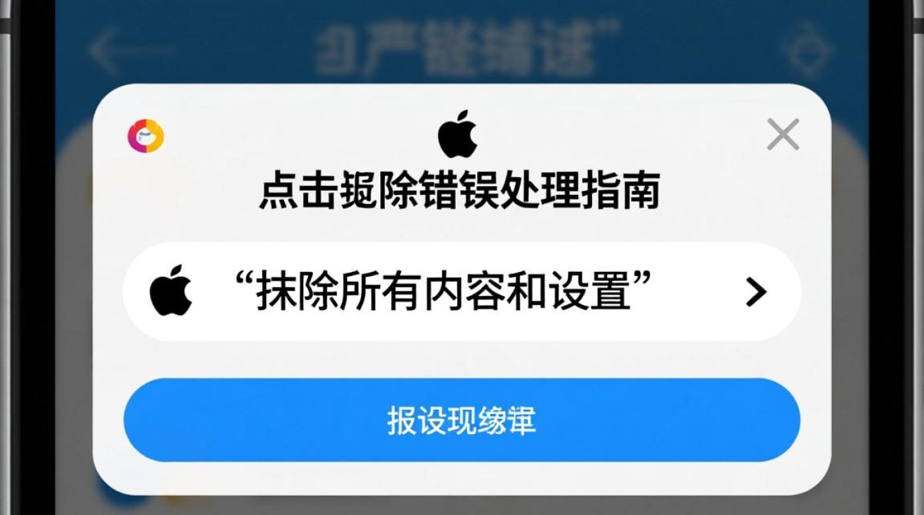 苹果设备抹除功能报错处理指南-图1